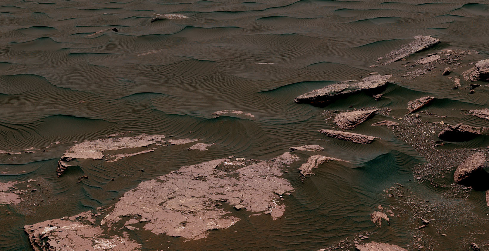Curiosity досліджує брижі марсіанських дюн (фото)
