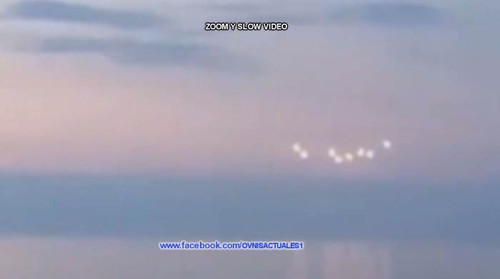 Група НЛО над озером Онтаріо (відео)