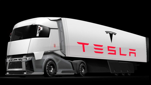 Tesla представить електричну фуру з керованістю спорткара